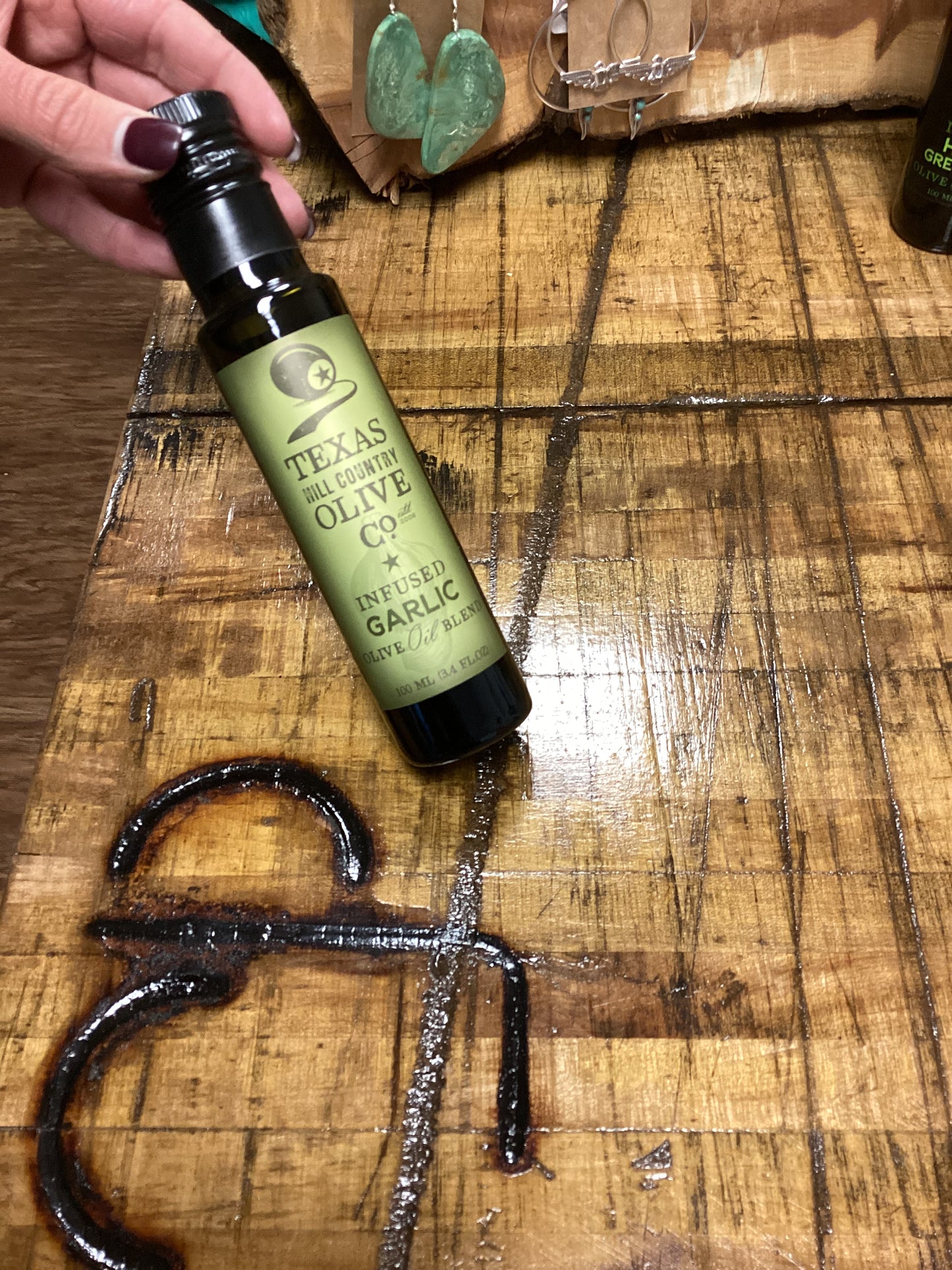 Infused Garlic Olive Oil