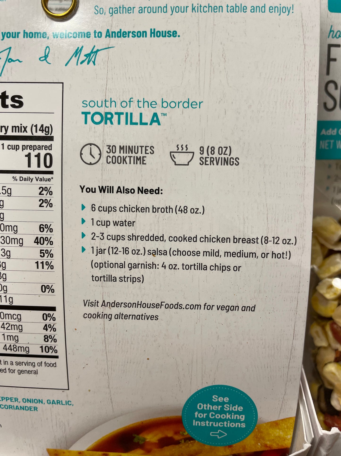 South of the Boarder Tortilla Soup Mix