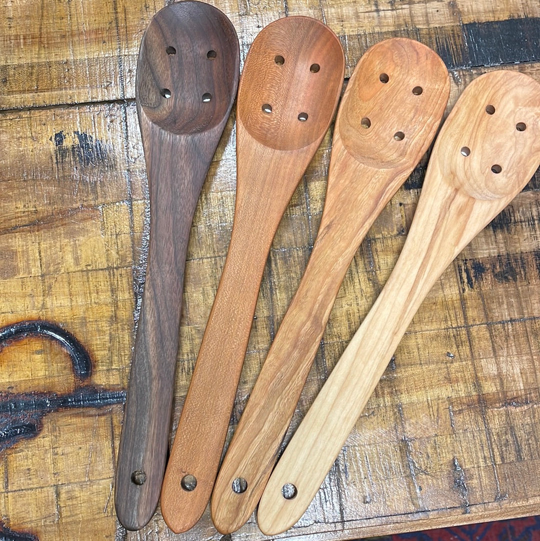 Wooden Strainer Spoon