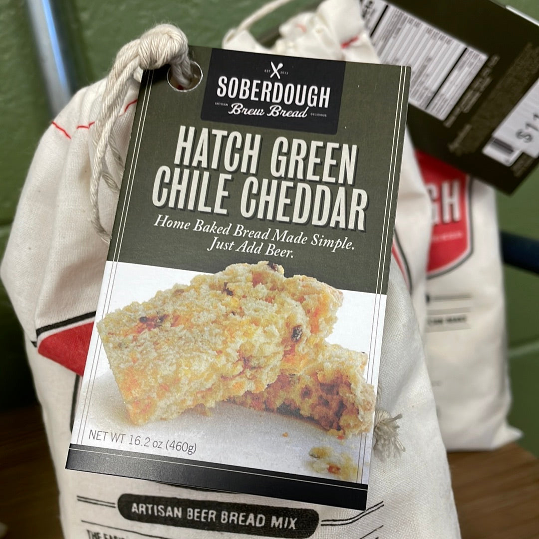 Soberdough Hatch Green Chili Cheddar Bread Mix
