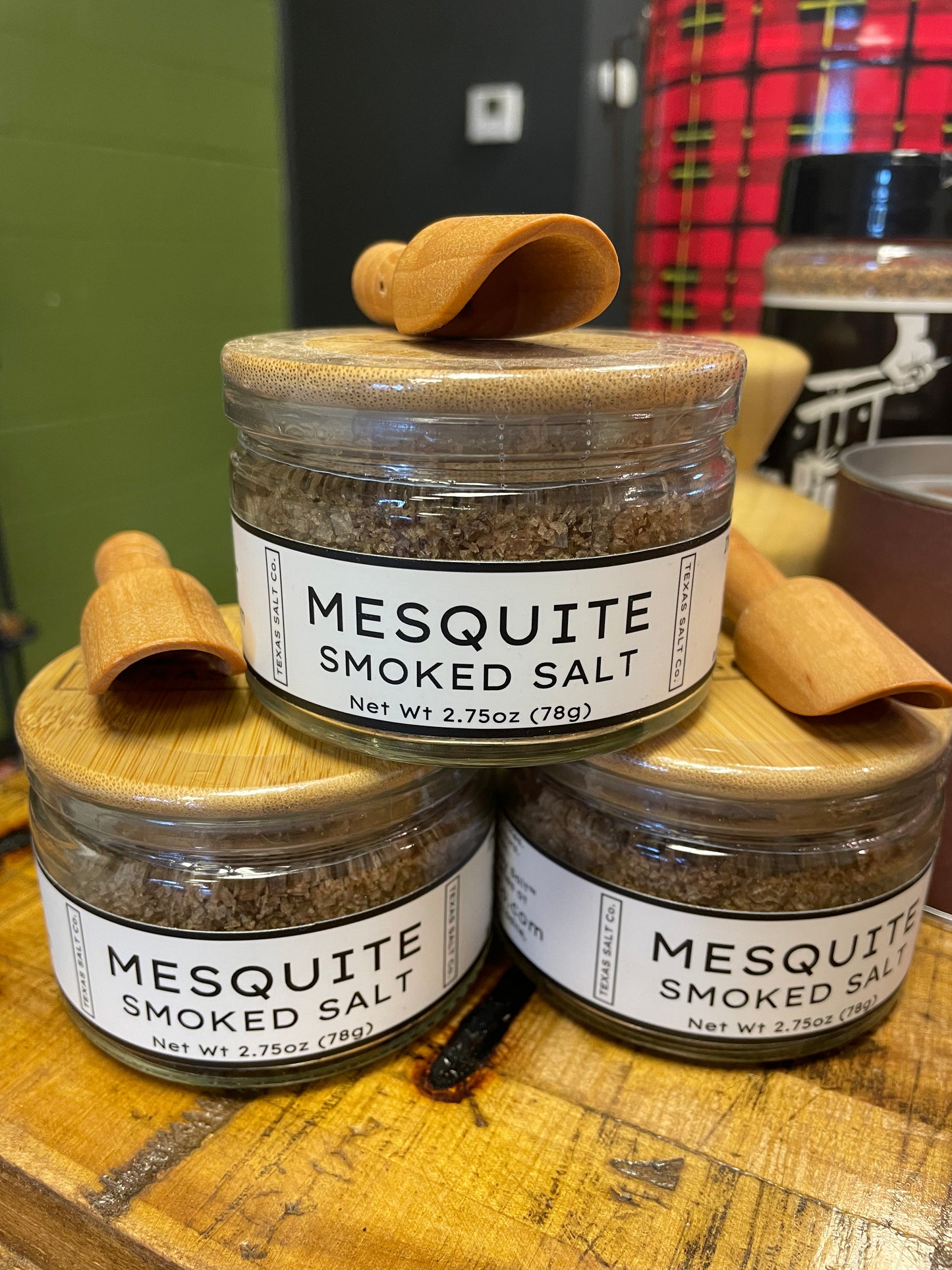 Mesquite smoked salt