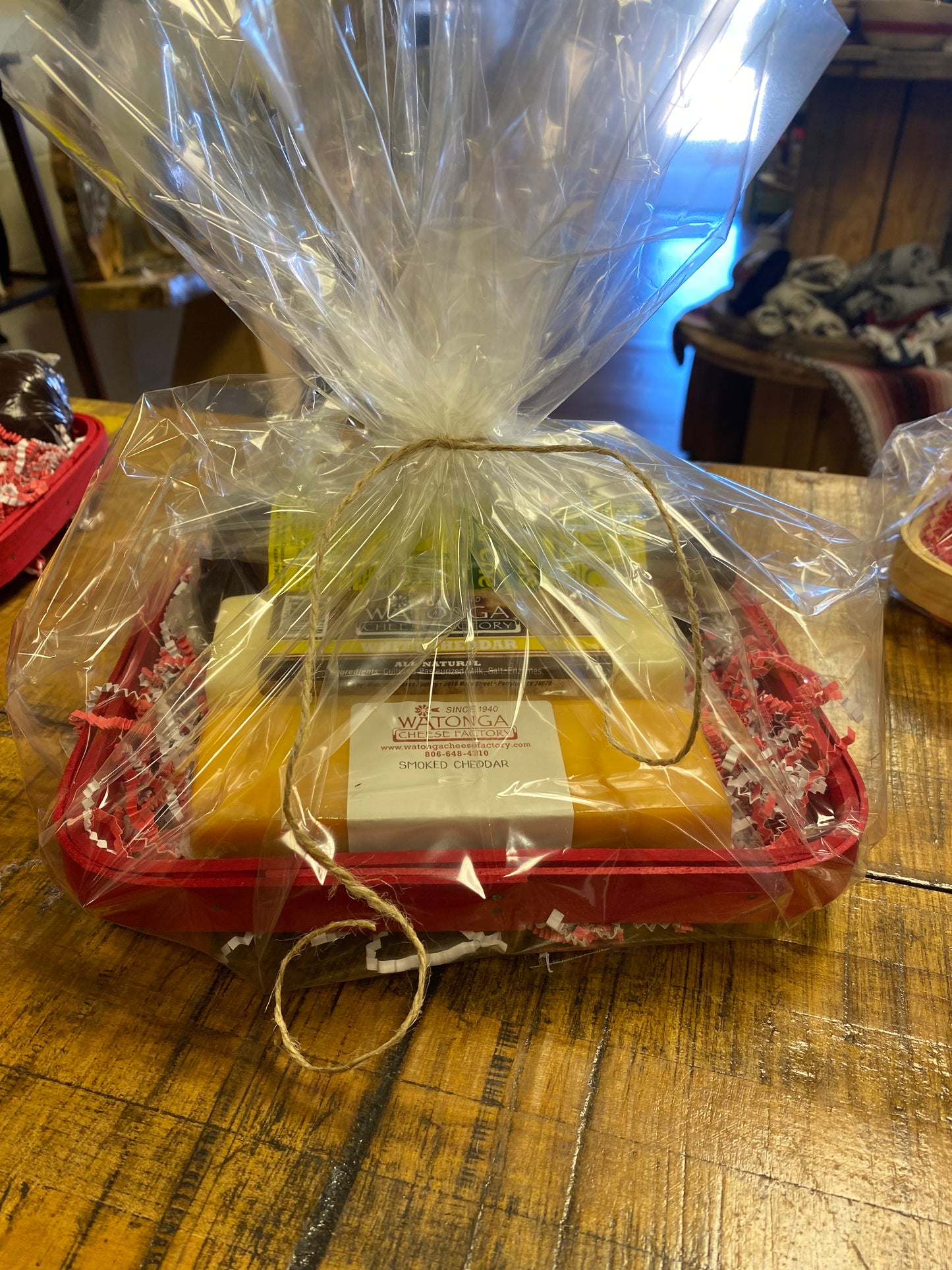 Cheese and Sausage Gift Basket