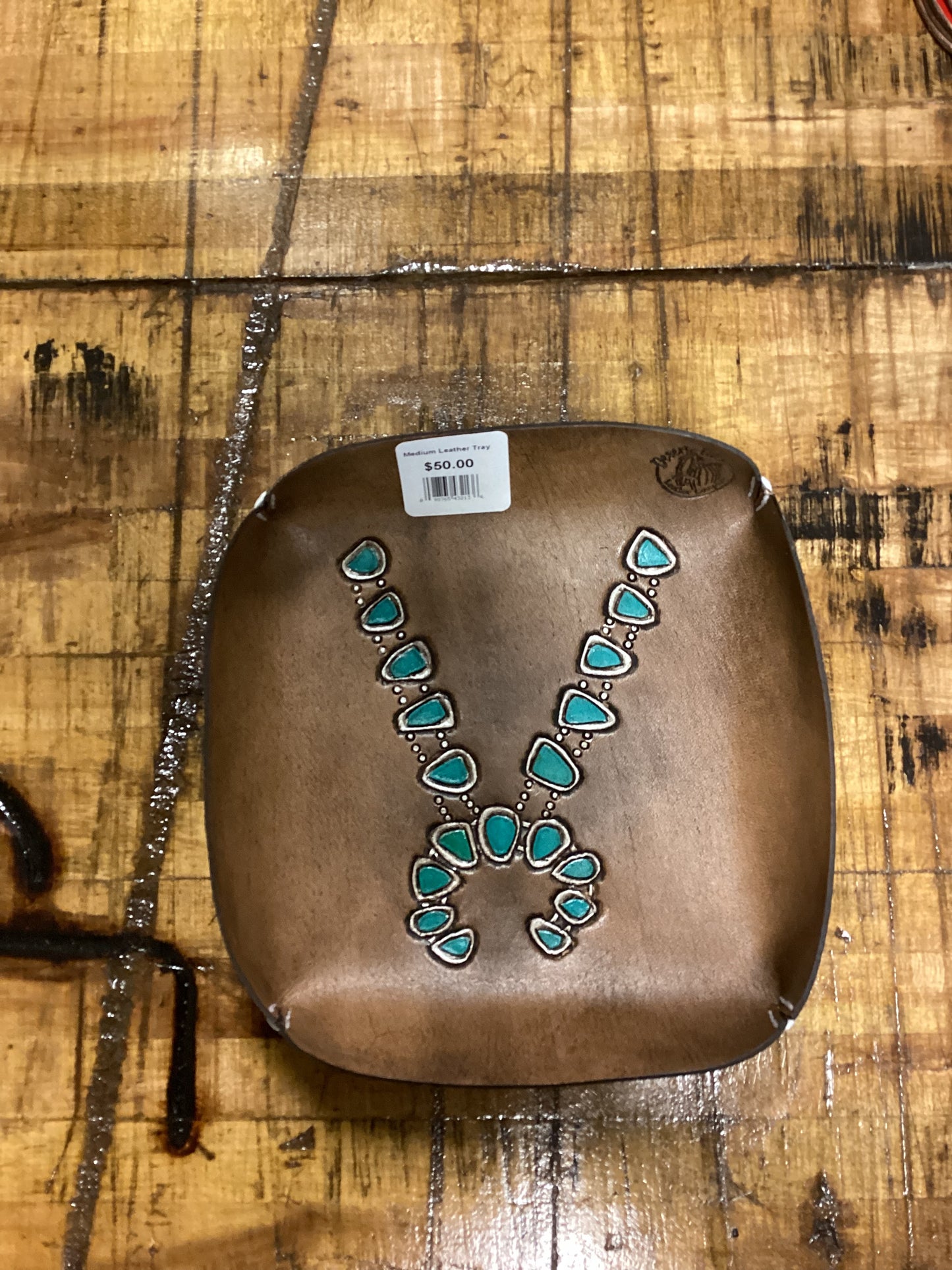 Medium Leather Tray